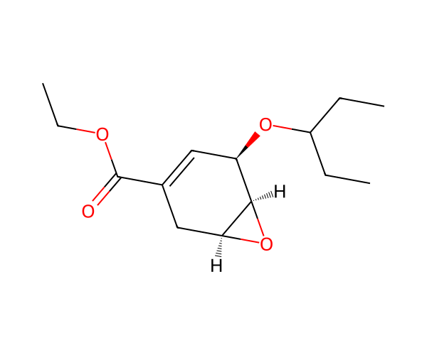 手性环氧酯类医药中间体分子结构